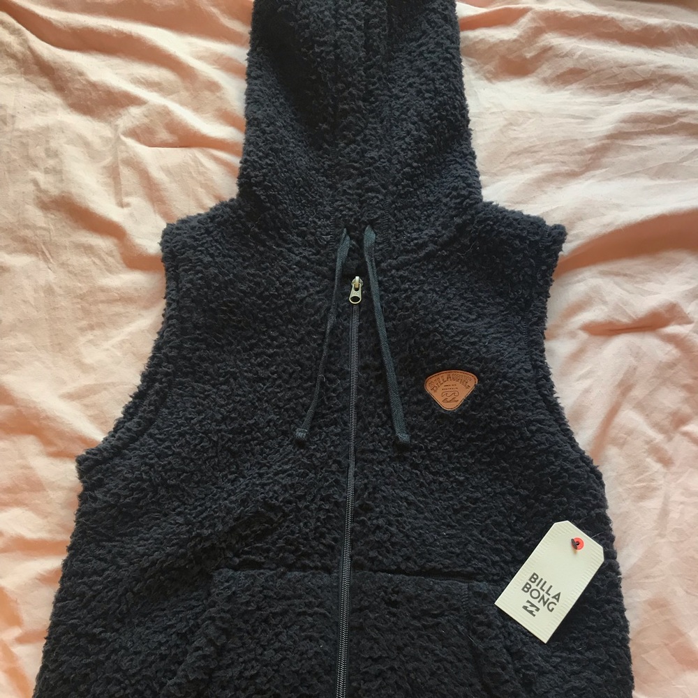 billabong polar fleece vest (never worn!)